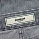 woven text labels