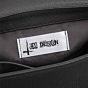 dye sublimation printed label sewn in handbag