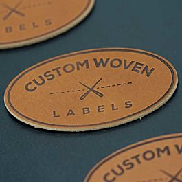 Leather Patches - Item #OP-230 -  Custom Printed  Promotional Products